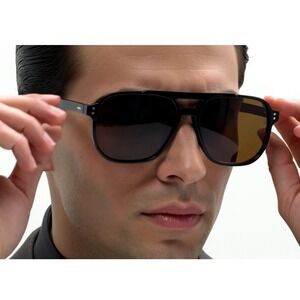 Retro Vintage 70s Sunglasses Men Oversized Yellow Dark Brown Shades Driving 2026